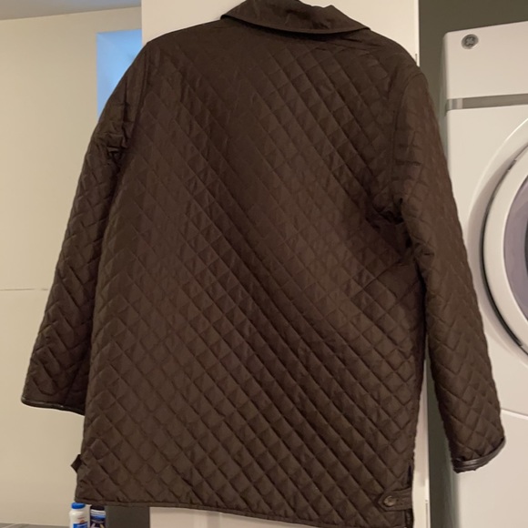 Saks 5th Avenue Real Clothes brown down size 12 jacket - Picture 4 of 4